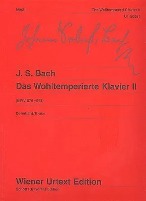 Produktbild von Das Wohltemperierte Klavier 2