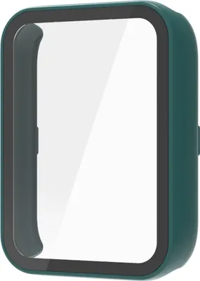 Image de Étui de protection en plastique PC + verre trempé H9 vert pour Xiaomi Smart Band 9 Pro