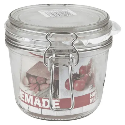 Produktbild von Vorratsglas mit Deckel/Bügelverschluss TERRINES 0,5l EUROHOME® – 14x11x10,5cm – Perfekt für die Aufbewahrung Ihrer selbstgemachten Köstlichkeiten