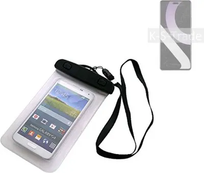 Produktbild von K-S-Trade Schutz Hülle Handy Hülle Kompatibel mit Xiaomi Civi 2 Beach Bag wasserdicht 16cm x 10cm Schutzhülle Staub Sand Flachwasser Beachbag Case