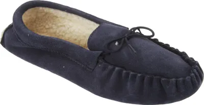 Produktbild von Mokkers Herren Jake Mokassins / Hausschuhe / Pantoffeln, Wildleder DF811 (43 EUR) (Marineblau)