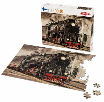 Image de Puzzle de 1 000 pièces : locomotive à vapeur pour adultes