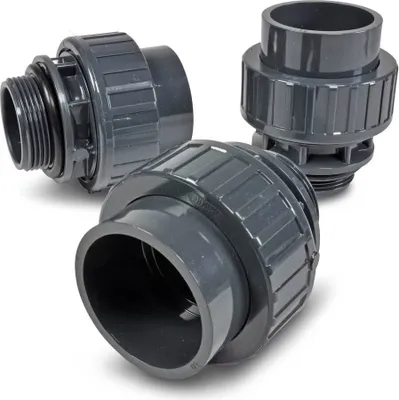 Produktbild von PVC Verschraubung 1 1/2' AG 50 mm (3 Stk.)