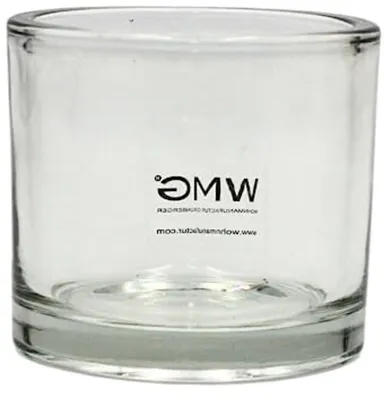 Klares Transparent Teelichtglas 8 x 9 cm - 1-teiliges Set