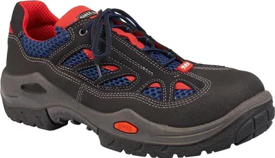 Produktbild von Jalas Sicherheitshalbschuh 3700R Respiro S2 ESD SRB Gr.41 schwarz/blau/rot