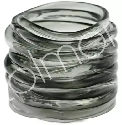 Imagen del producto de Soporte para velas tipo "tealight" LATTICE, diámetro 12 cm, altura 11 cm, transparente, color