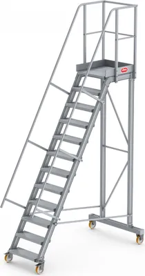 Produktbild von Altrex Podesttreppe fahrbar 60° 12 Stufen