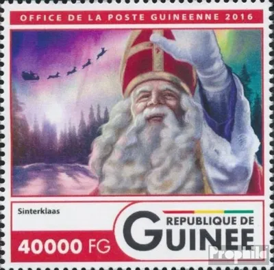 Produktbild von Briefmarken Guinea 2016 Mi 12030 (kompl. Ausgabe) postfrisch Weihnachten