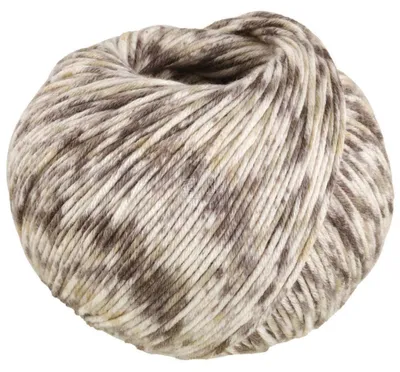 Produktbild von Lana Grossa - Soft Baumwolle Print 0125 ecru graubeige braun