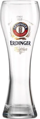 Produktbild von Erdinger Weizenbierglas klar 0,5L