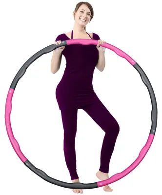 Zdjęcie produktu dla Hula hop o wadze 1,8 kg, przeznaczony dla dorosłych, sprzęt do ćwiczeń w domu, średnica 100 cm
