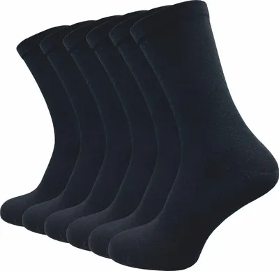 Produktbild von Gawilo  Diabetikersocken ohne Gummi & ohne Naht | Hochwertiges & feines Maschenbild | Herren (6 Paar), Schwarz / 47 - 50