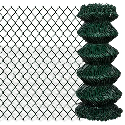Image de vidaXL Clôture grillagée acier 0,8x25 m vert