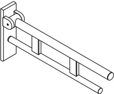 Produktbild von HEWI 900.50.15840 SK-Griff Duo (B), L:600,