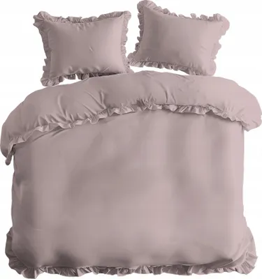 Produktbild von Deco4Home Bettwäsche mit Rüschen | 220x200 | Rosa