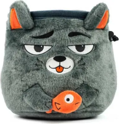 Immagine prodotto di Borsa per gessetti - Gatto grigio, borsa per gessetti con design a gatto - YY Vertical