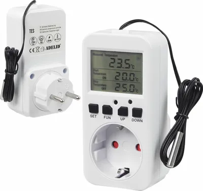 Digital Steckdosenthermostat Thermostat Steckdose Stecker Heizkühlung Temperaturregler
