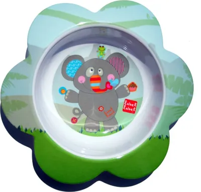 Produktbild von Label-Label Friends Schale blumenförmig Elefant : Elefant Motiv: Elefant
