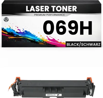 Produktbild von Toner kompatibel für Canon Cartridge 069H Black imageCLASS LBP673Cdw/LBP674Cx/LBP674Cdw/MF752Cdw/MF753Cdw/MF751Cdw/MF754Cdw/MF755Cdw/MF756Cx in Schwarz