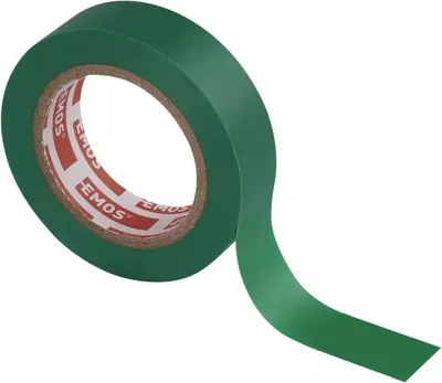 Zdjęcie produktu dla Rolka zielonej taśmy dla elektryków Taśma izolacyjna PVC - 15 mm x 10 m