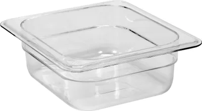 Image de Bacs gastro, Bacs gastro en polycarbonate GN 1/6 profondeur 65mm, 176x162mm
