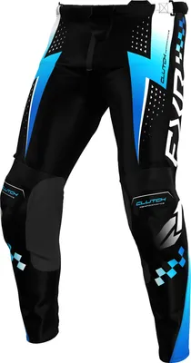 Zdjęcie produktu dla Spodnie motocrossowe FXR Clutch Pro, czarny/niebieski/biały, 34