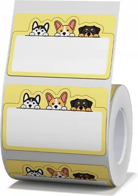 Image de EDIBAZZAR | NIIMBOT B21 B3S B1 Étiquettes chiens 50x31mm 220 pièces Original