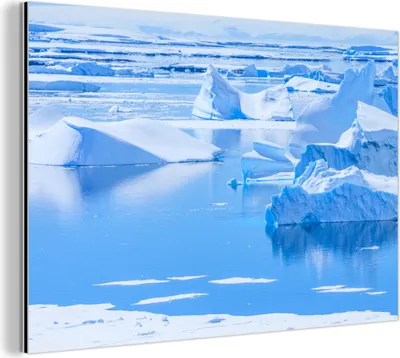 Obrázek produktu pro Nástěnná dekorace Kovový kovový obraz Wall Art 150x100cm Moře - led - voda Muchowow Hliníkové obrazy