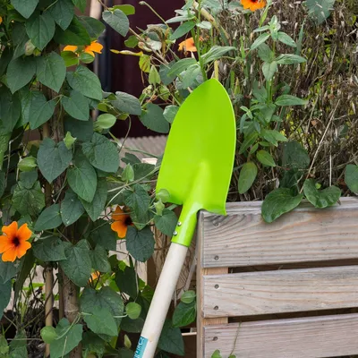 Produktbild von Schaufel für Kinder, Kinderspaten, Kinder- Schippe, Gartengerät in grün