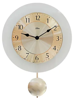 Produktbild von SELVA SELVA Funk-Pendelwanduhr Glas Merching