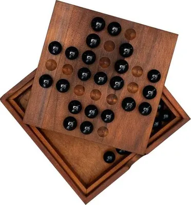 Produktbild von Logikspiel Strategie Solitaire Familie Klassisch Holz