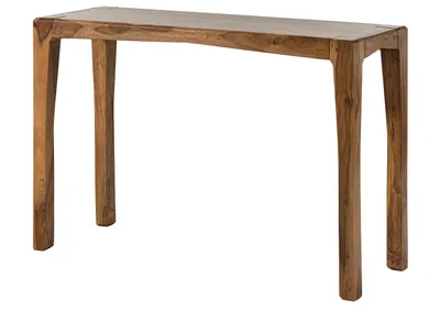 Immagine prodotto di MASSIVMOEBEL24 | ANCONA #103 Tavolo da consolle in legno di sheesham - laccato / marrone 120x42x80