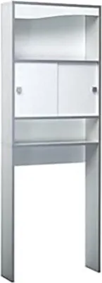 Produktbild von Famanu Waschtischmöbel - Waschmaschinenmöbel - Waschschrank - Weiß