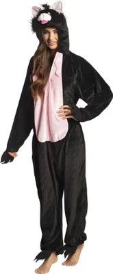 Produktbild von Katze Kätzchen Plüsch Overall Karneval Fasching Kostüm bis 46/48