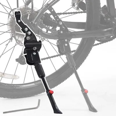 Productafbeelding van Fietsstandaard Aluminium - Fiets Paddock - Fiets Onderhoud - Verstelbaar Antislip - 24-27.5 inch - Zwart