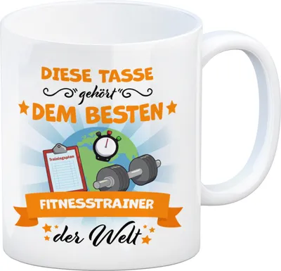 Produktbild von Bester Fitnesstrainer der Welt Kaffeebecher