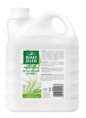 Image de White Jeleń Gel d'hygiène intime Aloe Vera, approvisionnement, 2 l