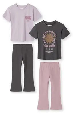 Produktbild von Minoti T Shirt Baumwolle Anthrazit Gr. 134 für Mädchen