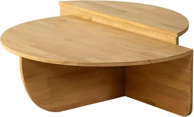 Produktbild von Dmora Couchtisch Canopus 90x60x35h cm Braun Fantasieform