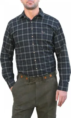 Produktbild von Jagdhemd für jagd dunkelgrün/kariert, Größe:3XL