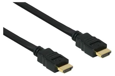 Obrázok produktu pre Alcasa HDMI/HDMI, 0.5 m, 0,5 m, Typ HDMI (štandard), Typ HDMI (štandard), 3D kompatibilita, Audio Return Channel (ARC), Čierna