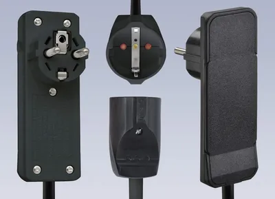 Produktbild von Verlängerung mit Flachstecker, 1,5 m Kabel, Schutzkontaktkupplung