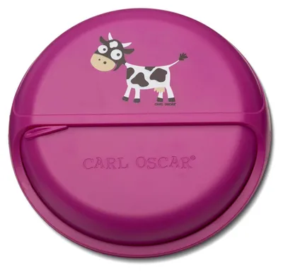 Produktbild von Snackbox Lunchbox Brotdose - 5 Fächer - Kunststoff - Rosa - 15 x 4 x 15 cm - Für Reisen und Schule