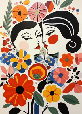 Produktbild von Plakat 13x18cm Blumenromanze