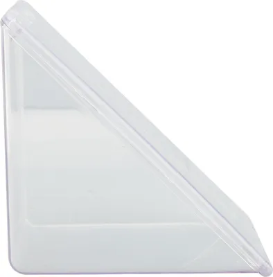 Image de Boîte à sandwich en plastique Transparente Triangle, facile à nettoyer et étanche, pour une utilisation quotidienne