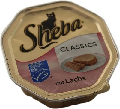 Image de Sheba Barquette Classics au saumon 85gx22