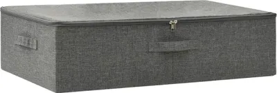 Produktbild von vidaXL Aufbewahrungsbox Stoff 70x40x18 cm Anthrazit