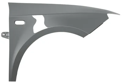 Obrázek produktu pro BLU Blatník náhrada pro Seat Ibiza IV 4 6J LS7U Pravý Stříbrný Grau Sombra | 2008-2017 | Přední | Lakovaný | Připravený k montáži | Pozink