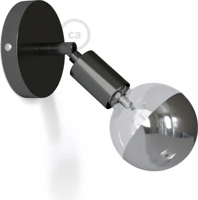 Immagine prodotto di Fermaluce Metallo 90°, punto luce orientabile da parete o soffitto