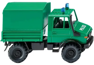 Immagine prodotto di Wiking 037404 H0 Mercedes Benz Unimog U 1700, modello della polizia, scala HO 1:87